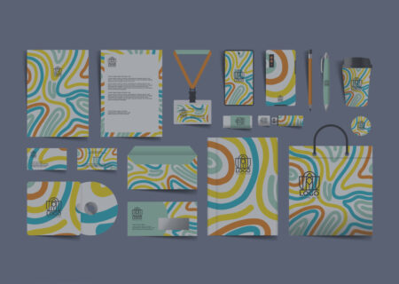 Identité visuelle déclinée sur différents supports de communication